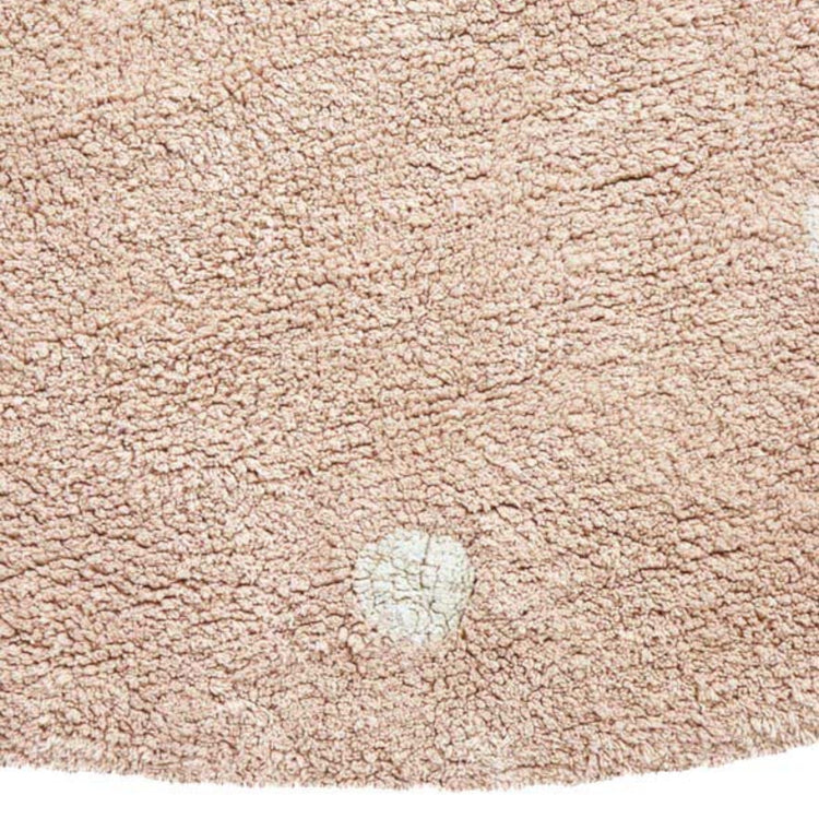 Lorena Canals. Washable rug Round Dot - Rose 140 cm