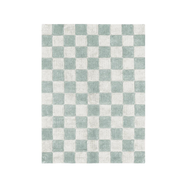 Lorena Canals. Washable rug Kitchen Tiles Blue Sage 120 x 160 cm