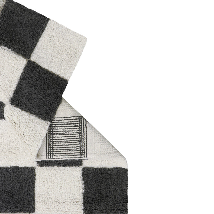 Lorena Canals. Χαλί δωματίου Kitchen Tiles Dark Grey 90x130 εκ.