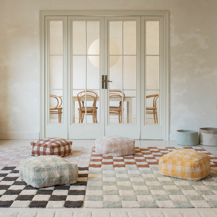Lorena Canals. Χαλί δωματίου Kitchen Tiles Dark Grey 90x130 εκ.