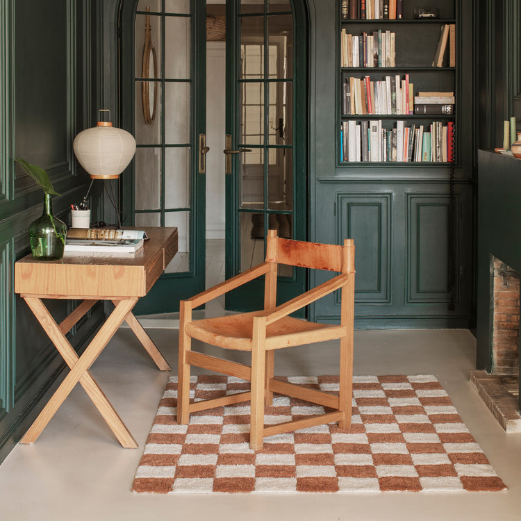 Lorena Canals. Washable rug Kitchen Tiles Toffee 140x200 cm