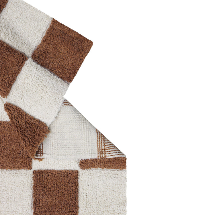 Lorena Canals. Washable rug Kitchen Tiles Toffee 140x200 cm