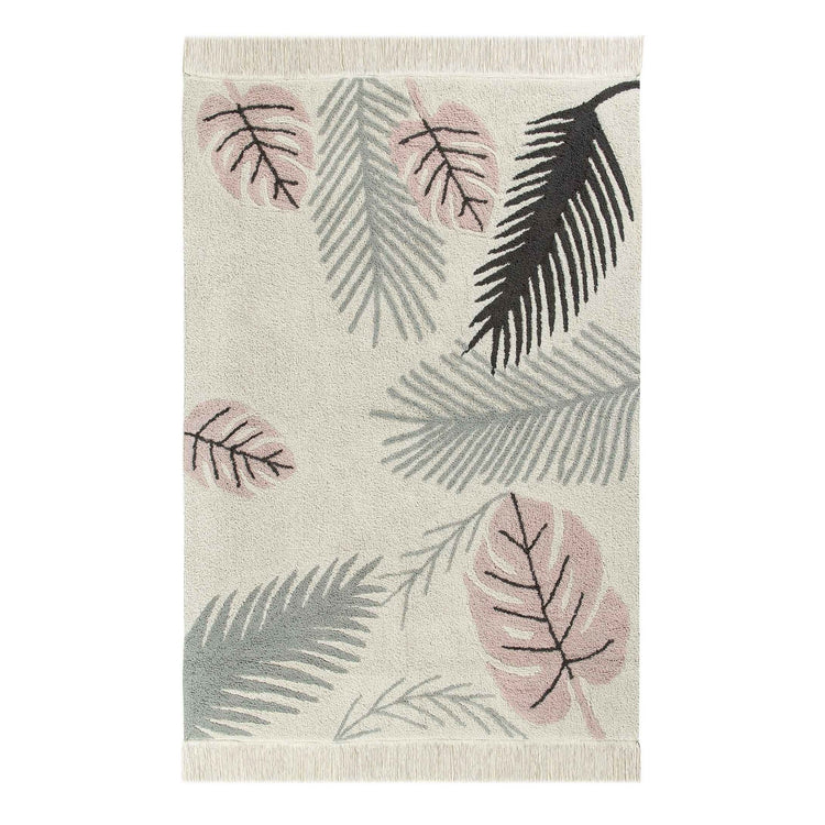 Lorena Canals. Washable Rug Plants Tropical Pink. 140x200