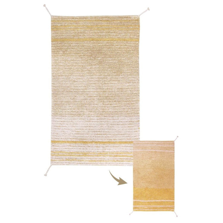 Lorena Canals. Reversible Washable Rug Twin Amber 80x140 cm
