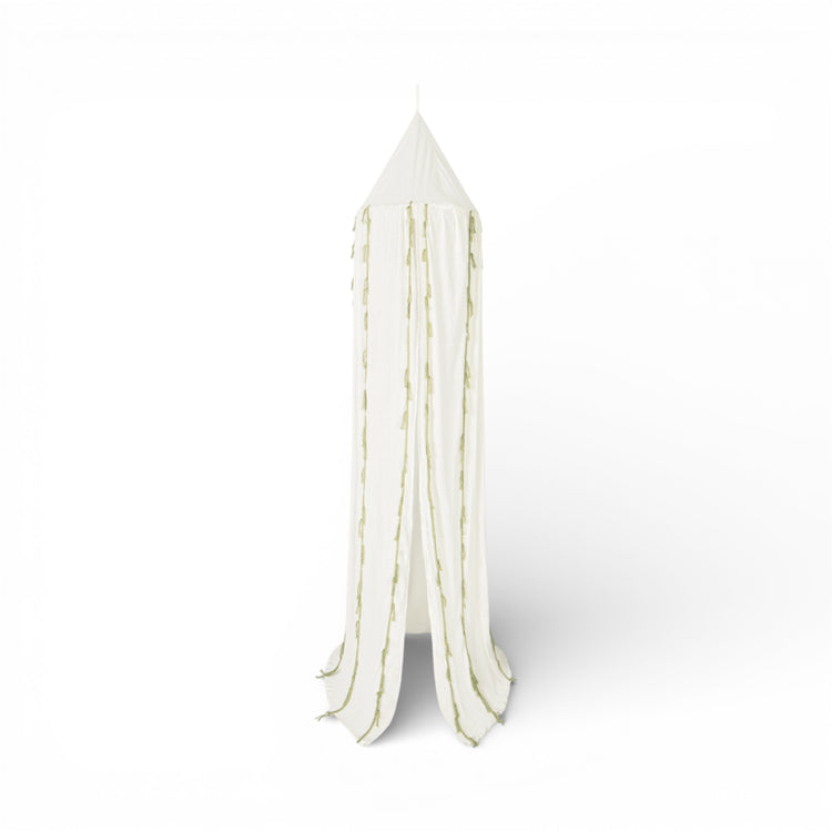 Lorena Canals. Canopy Crepe Swan Ivory 245x50 cm