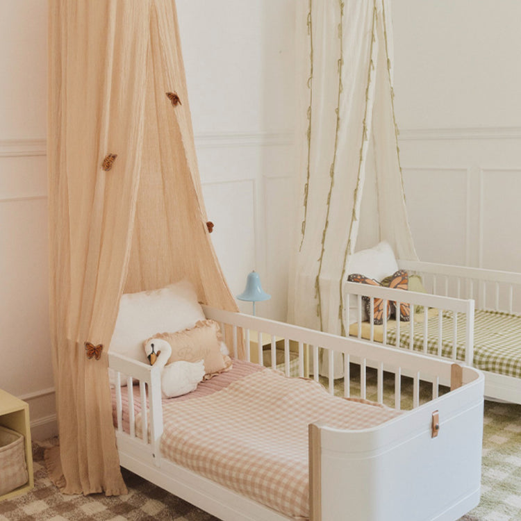 Lorena Canals. Canopy Crepe Swan Ivory 245x50 cm