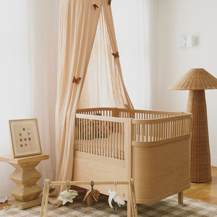 Lorena Canals. Canopy Crepe Swan Rose 245x50 cm