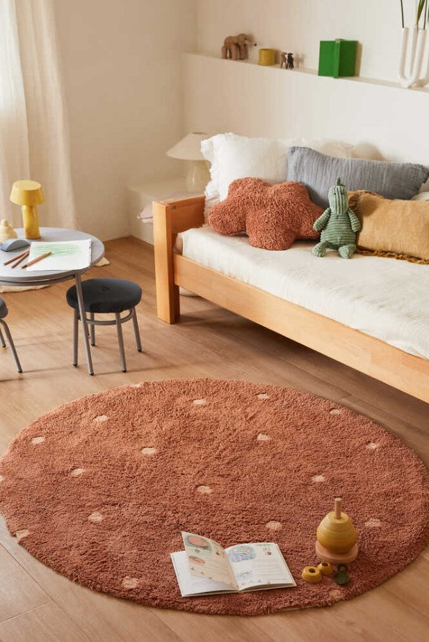 Lorena Canals. Floor cushion Clouds Chestnut