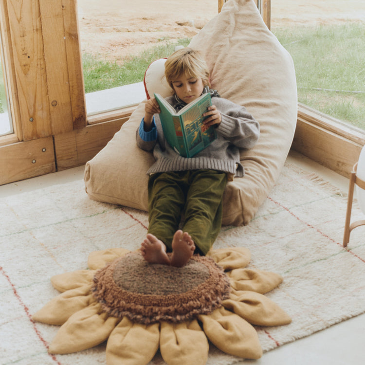 Lorena Canals. Floor cushion Sunflower