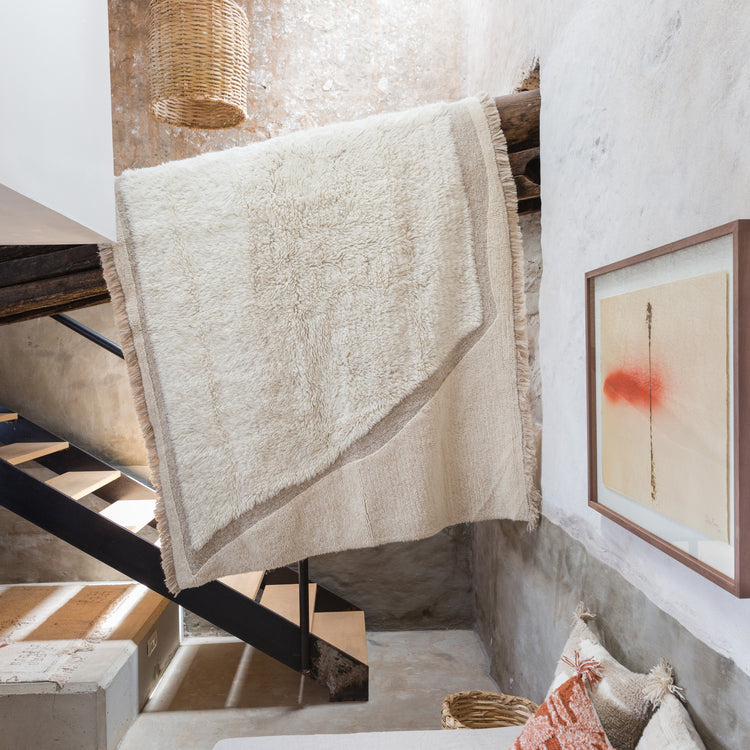 LORENA CANALS. Χαλί δωματίου Woolable Suf Natural 200x140 εκ.