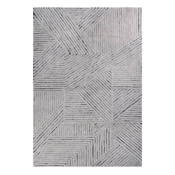 Lorena Canals. Washable Rug Woolable Fields Black Chia. 170x240