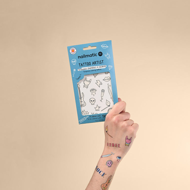 NAILMATIC. Temporary coloring tattoos - Rock