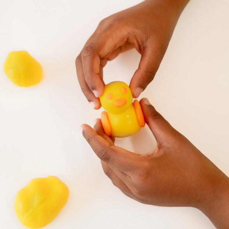 NAILMATIC. Set of orange and yellow Bath & Shower dough with Ploopy