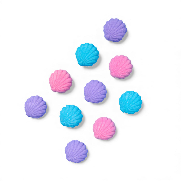 NAILMATIC. Shell Bath Bombs with sweet almond oil (7x20gr)