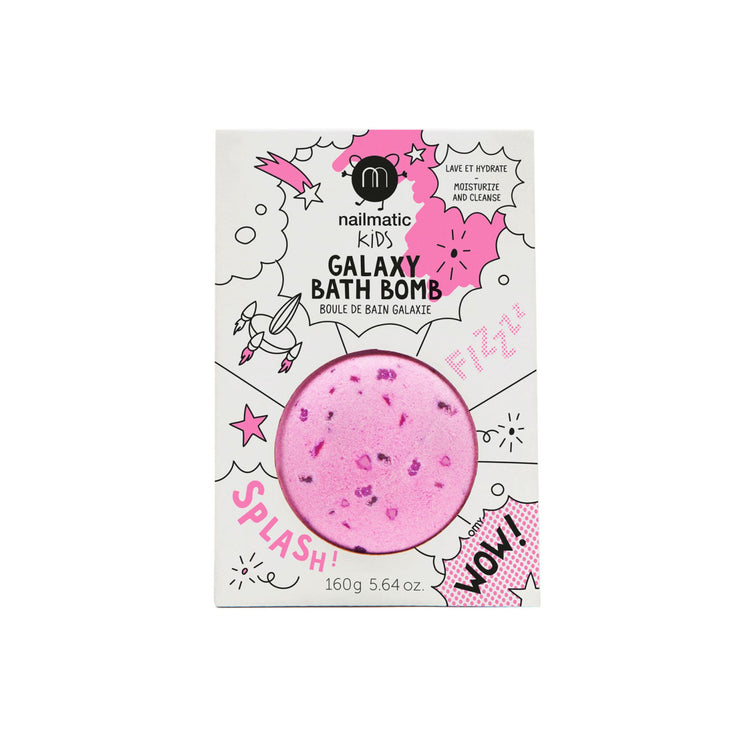 NAILMATIC. Bath bomb Cosmic (ροζ-λιλά)