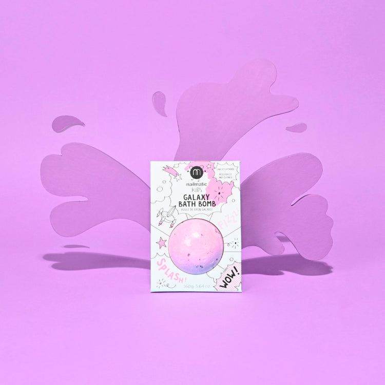 NAILMATIC. Bath bomb Cosmic (ροζ-λιλά)