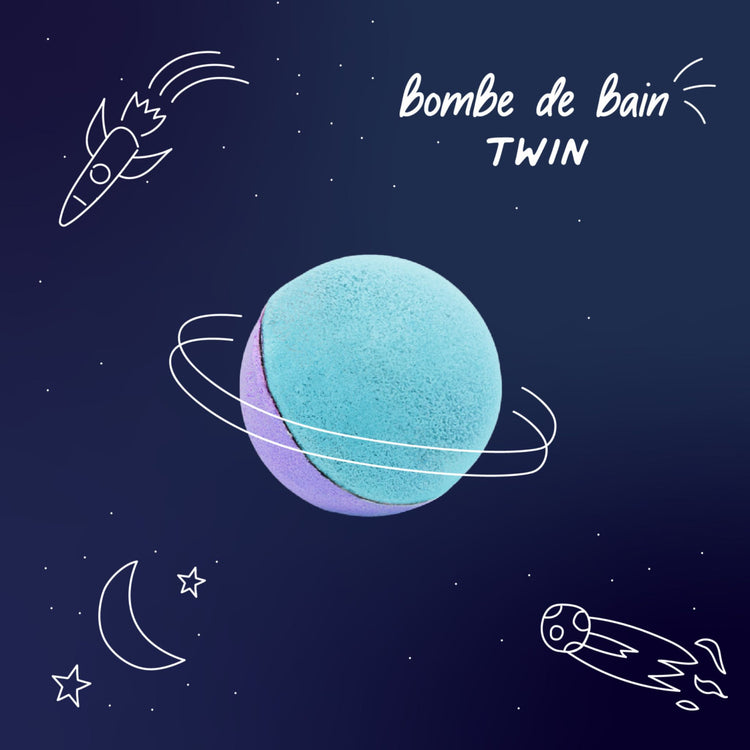 NAILMATIC. Blue and Violet Bath Bomb