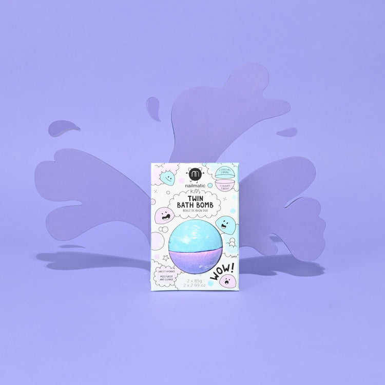NAILMATIC. Blue and Violet Bath Bomb