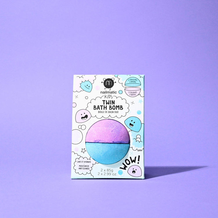 NAILMATIC. Blue and Violet Bath Bomb
