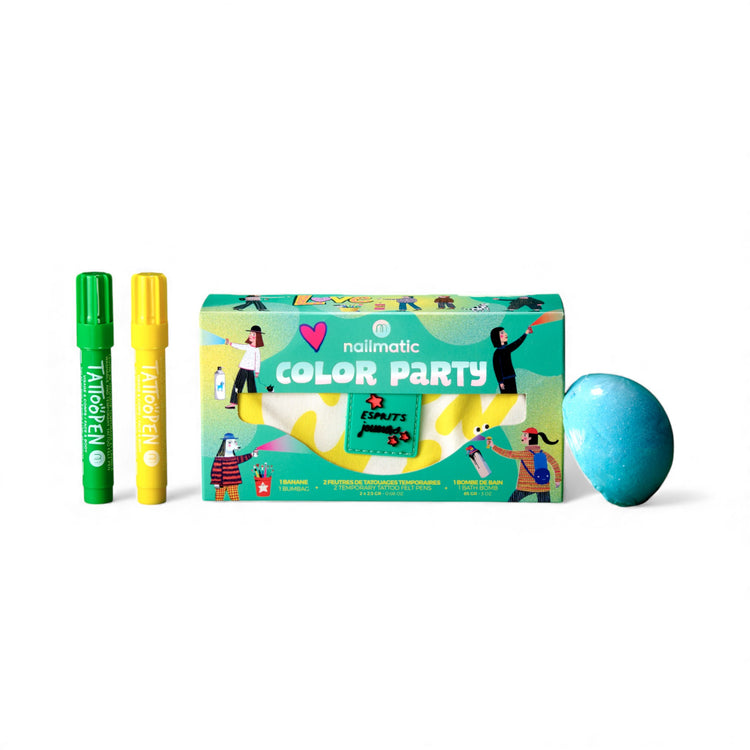 NAILMATIC. Σετ δώρου με τσαντάκι-μπανάνα Color Party
