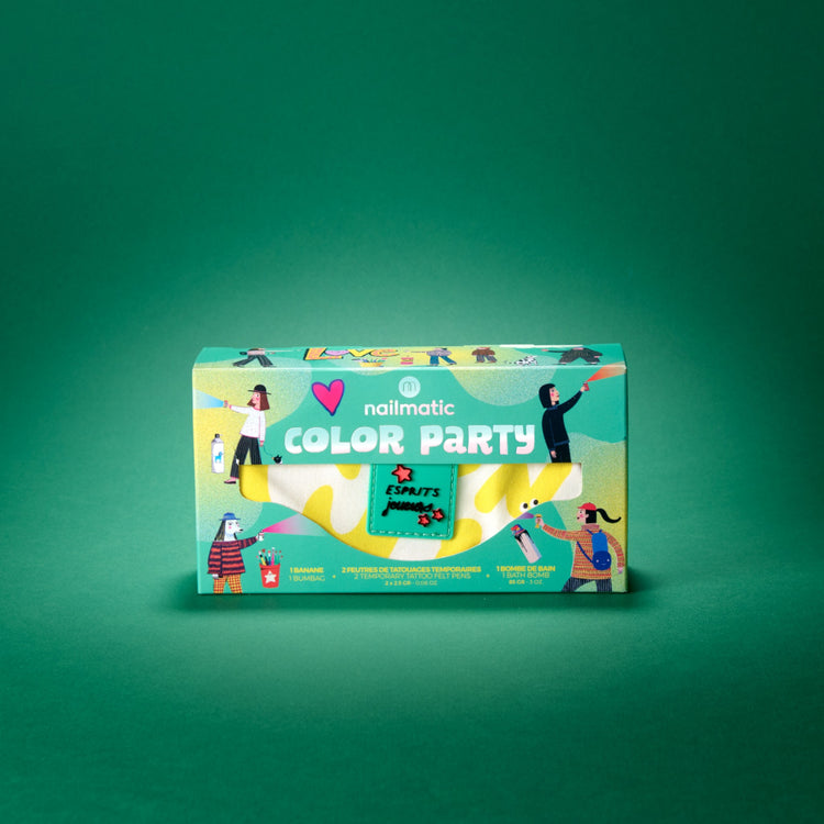 NAILMATIC. Σετ δώρου με τσαντάκι-μπανάνα Color Party