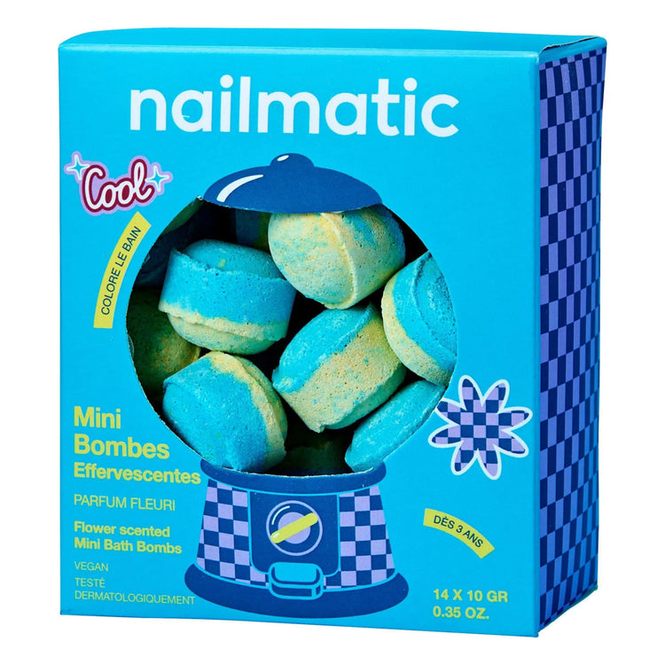 NAILMATIC. Σετ με 14 mini bath bombs Flower Power