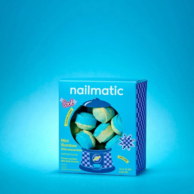 NAILMATIC. Σετ με 14 mini bath bombs Flower Power