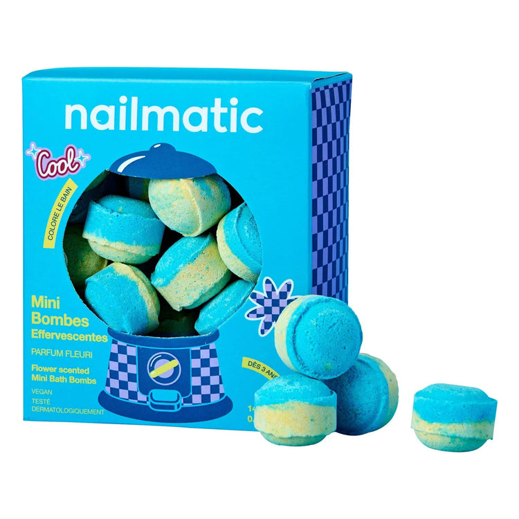 NAILMATIC. Σετ με 14 mini bath bombs Flower Power