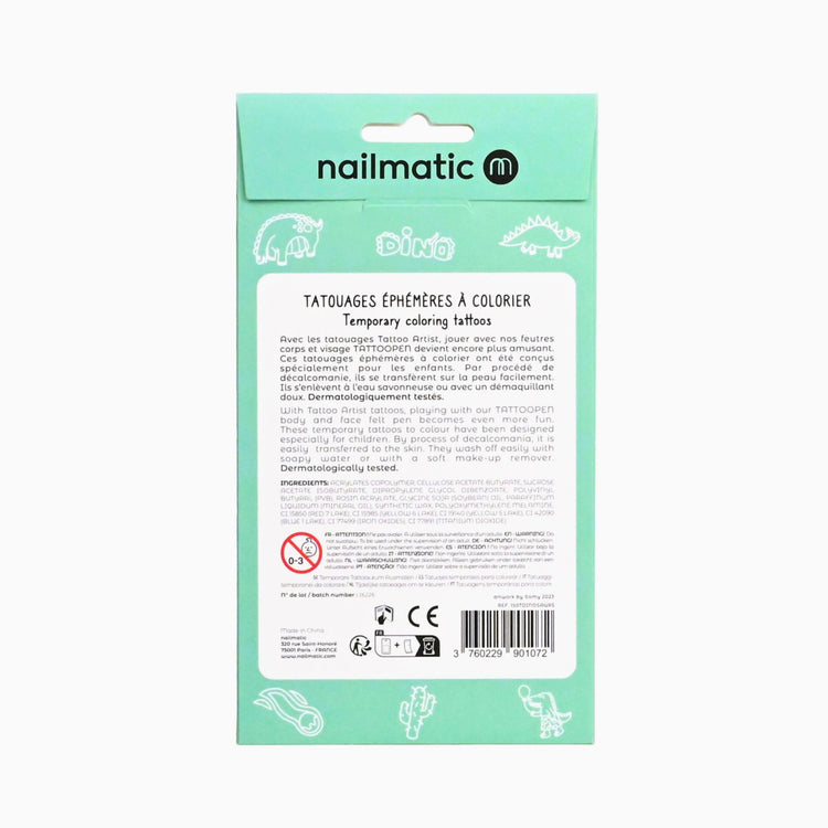 NAILMATIC. Προσωρινά τατουάζ - Dinosaurs