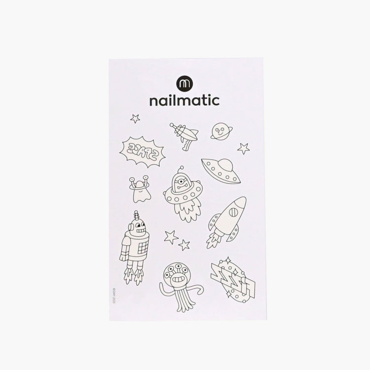 NAILMATIC. Προσωρινά τατουάζ - Galaxy