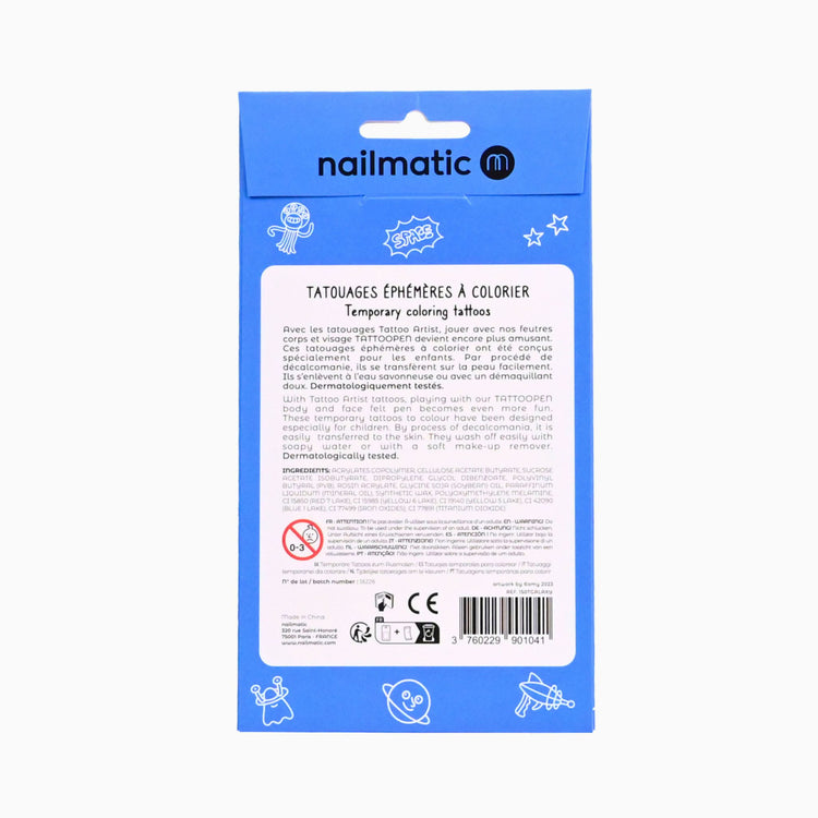 NAILMATIC. Προσωρινά τατουάζ - Galaxy