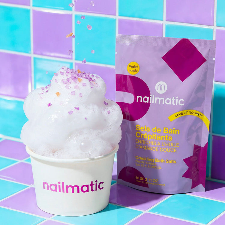 NAILMATIC. Crackling Bath Salts Purple