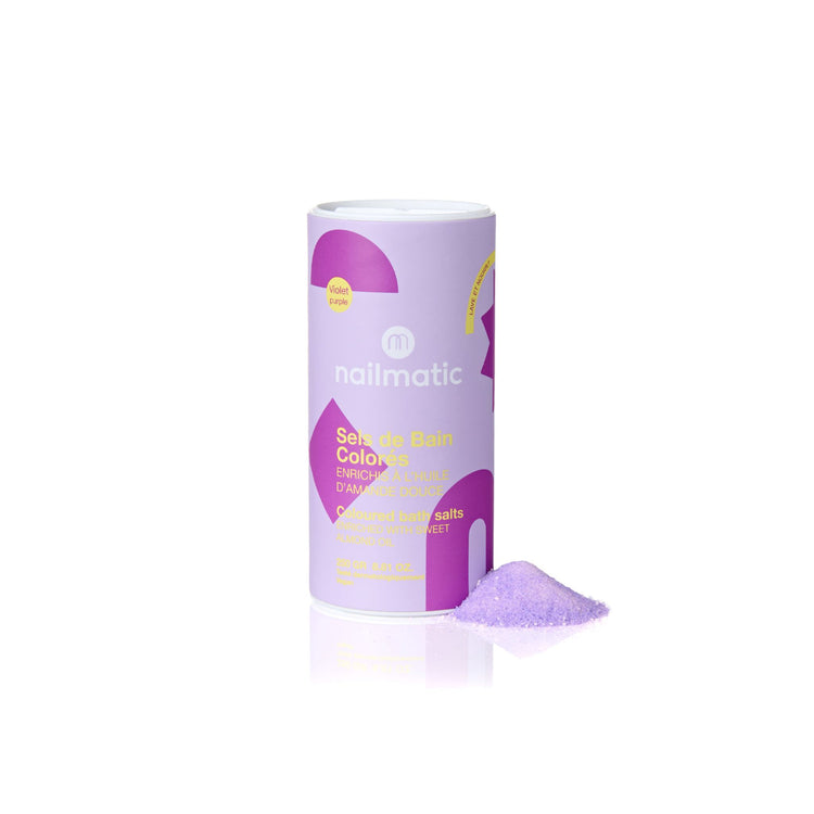 NAILMATIC. Foaming bath salt (μωβ)