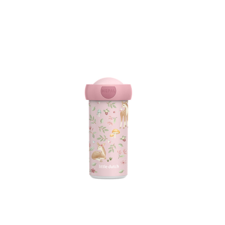 LITTLE DUTCH. School beaker Campus 300ml - Fairy Garden