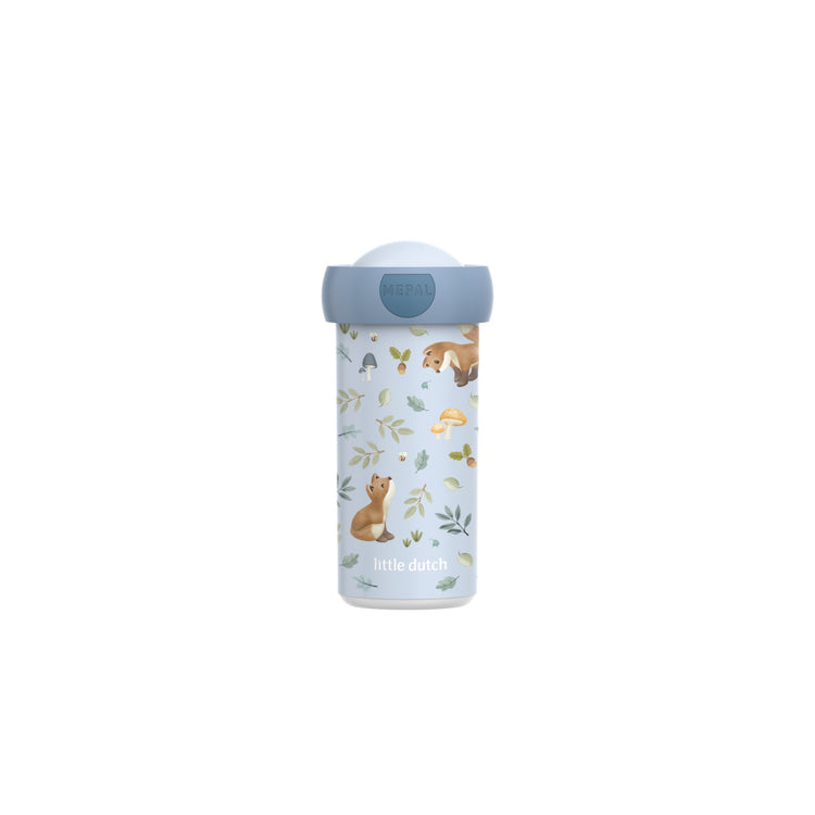 LITTLE DUTCH. School beaker Campus 300ml - Forest Friends