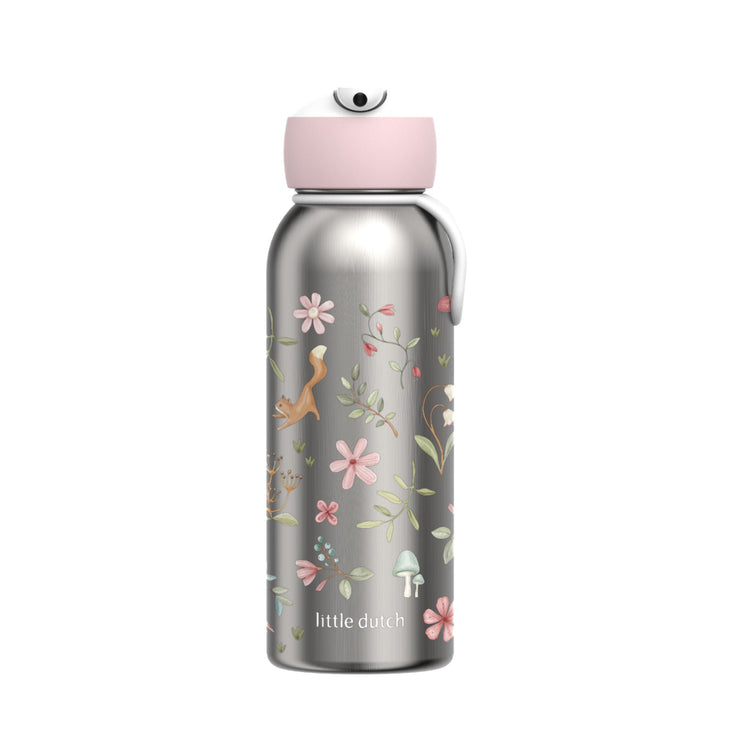 LITTLE DUTCH. Ανοξείδωτο μπουκάλι - θερμός flip-up campus 350 ml - Fairy Wonders