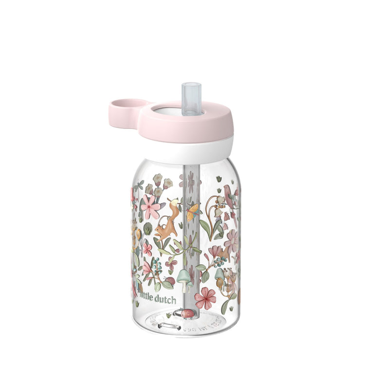 LITTLE DUTCH. Drinking bottle with straw Campus 450 ml - Fairy Wonders