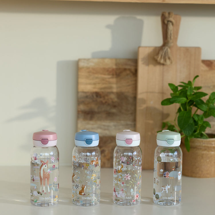 LITTLE DUTCH. Drinking bottle with flip cap Campus 600 ml - Little Farm