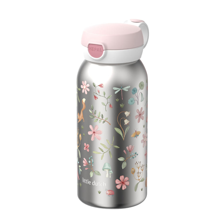 LITTLE DUTCH. Insulated bottle with flip cap Campus 500 ml - Fairy Wonders