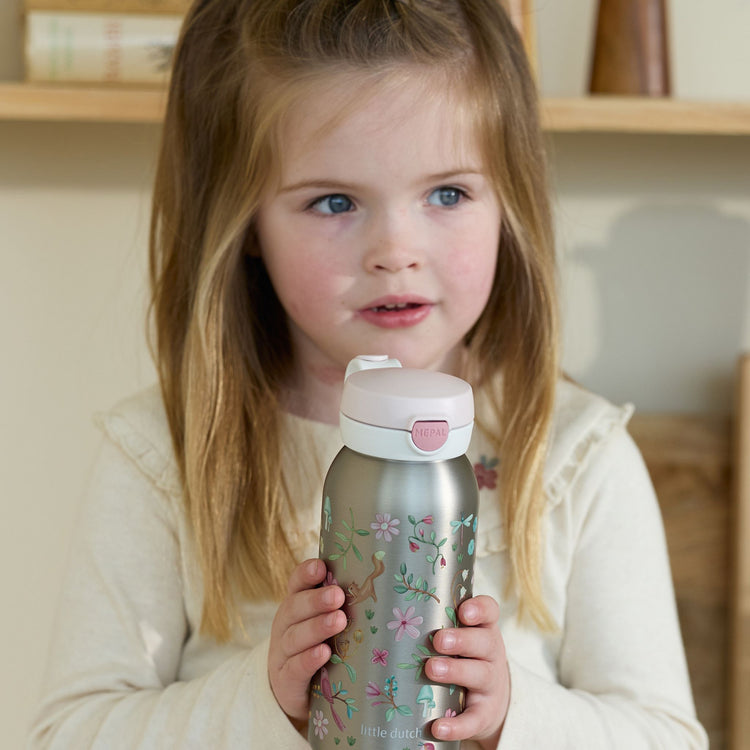 LITTLE DUTCH. Insulated bottle with flip cap Campus 500 ml - Fairy Wonders