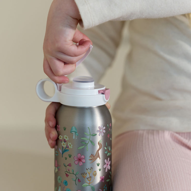 LITTLE DUTCH. Insulated bottle with flip cap Campus 500 ml - Fairy Wonders