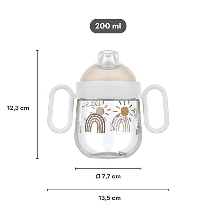 LITTLE DUTCH. Εκπαιδευτικό ποτηράκι με χειρολαβές Mio 200 ml - Fairy Garden