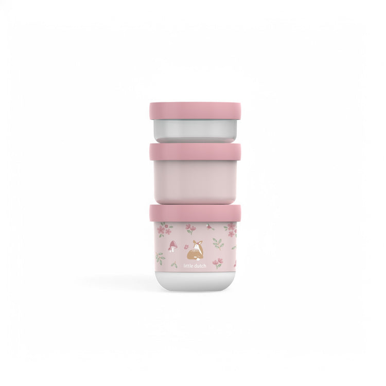 LITTLE DUTCH. Snackbox stack Mio 3 pieces - Fairy Garden