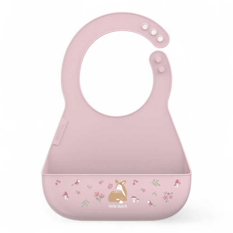 LITTLE DUTCH. Σαλιάρα σιλικόνης Mio Fairy Garden