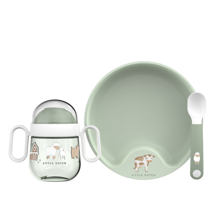 LITTLE DUTCH. Set baby dinnerware mio 3 pcs - Little Farm