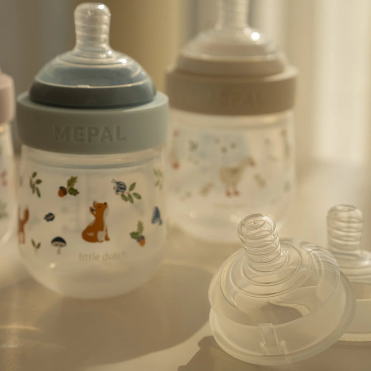 MEPAL. Baby bottles Mio slow flow teats - set of 2 - Transparent