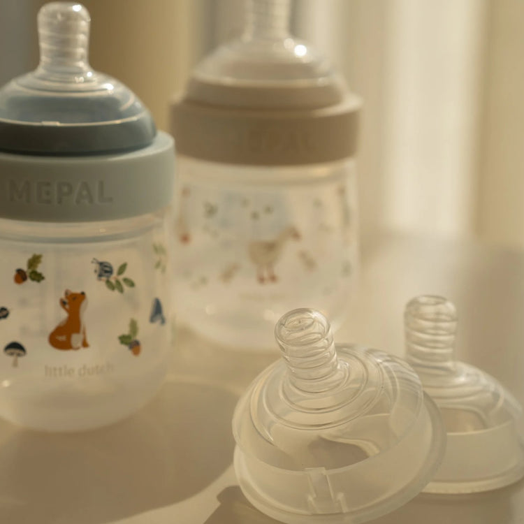 MEPAL. Baby bottles Mio medium flow teats - set of 2 - Transparent