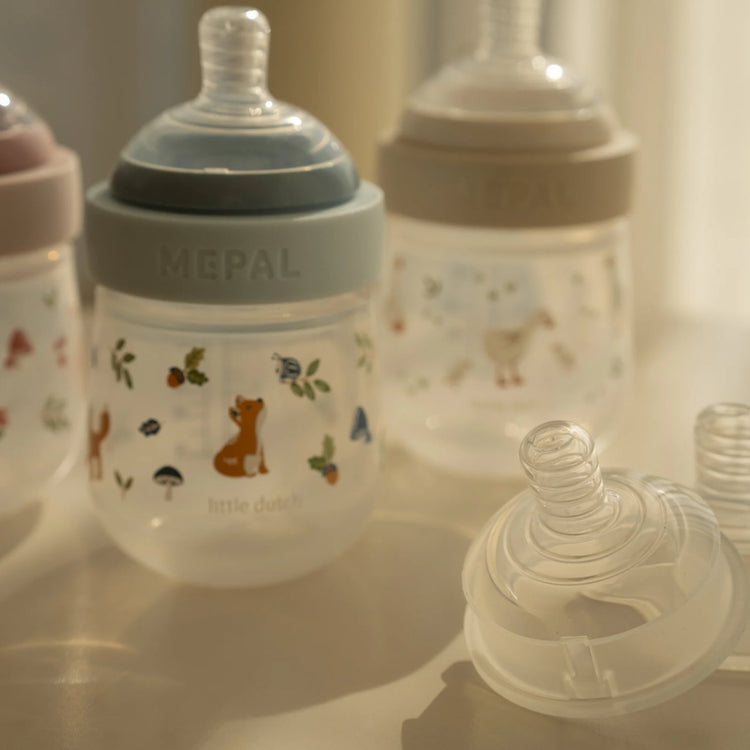 MEPAL. Baby bottles Mio fast flow teats - set of 2 - Transparent