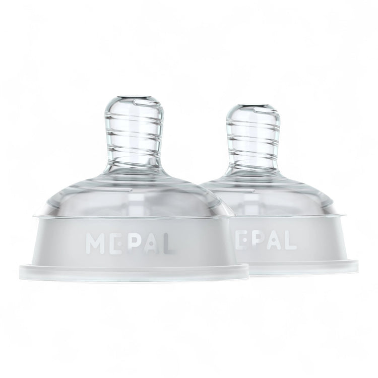 MEPAL. Baby bottles Mio fast flow teats - set of 2 - Transparent