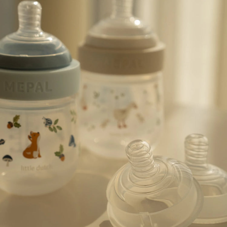 LITTLE DUTCH. Starter set baby bottles Mio 4 pieces - Fairy Garden
